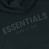 Fear of God Essentials Reverse Logo Black Pullover Hoodie (SS21)