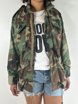 Original Vintage US Army M65 Camouflage Jacket UK 8 - 14