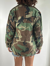 Original Vintage US Army M65 Camouflage Jacket UK 8 - 14