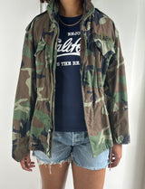 Original Vintage US Army M65 Camouflage Jacket UK 8 - 14