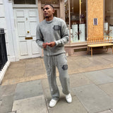 Mohair Knit BC Jogger - Light Grey