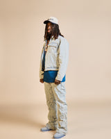 Villager Blue Grid Denim Set