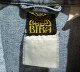 Rare Original Vintage 1980's Biba Blue Denim Jacket UK 8 - 14