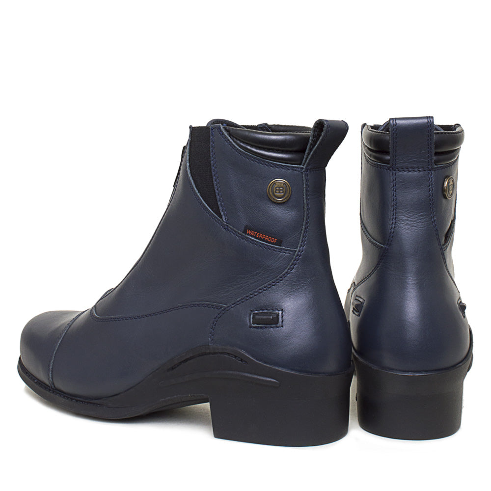 Idaho Storm Waterproof Jodhpur Riding Boots - Navy