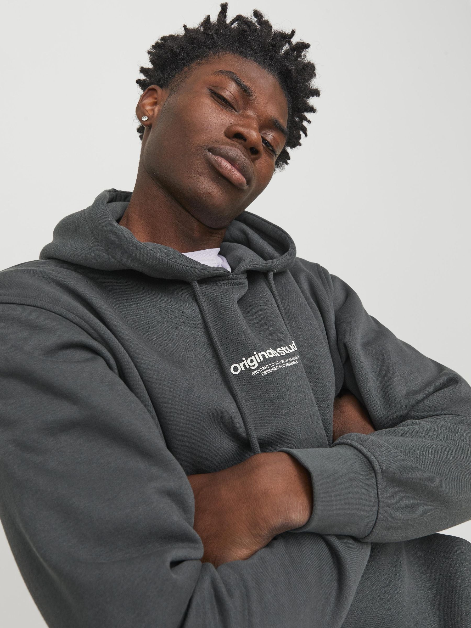 Jack & Jones Sweatshirt Hoodie For Men (JORVESTERBRO) in 5 Colours, L-XL