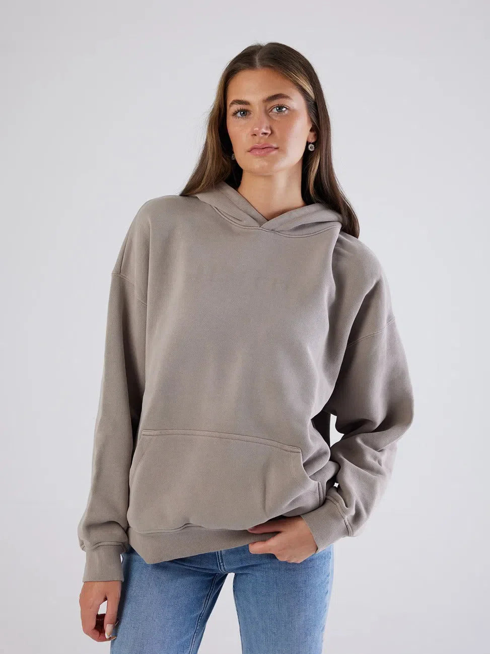 St Tropez Heavyweight Hoodie Beige