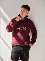 Monaco Fleece Burgundy