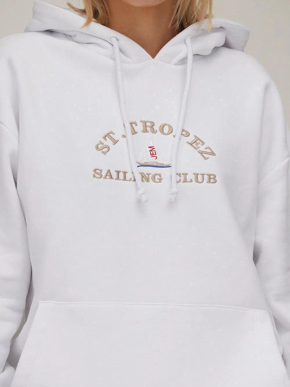 St Tropez Hoodie White