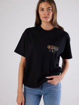 Monaco Small Logo T-Shirt Black