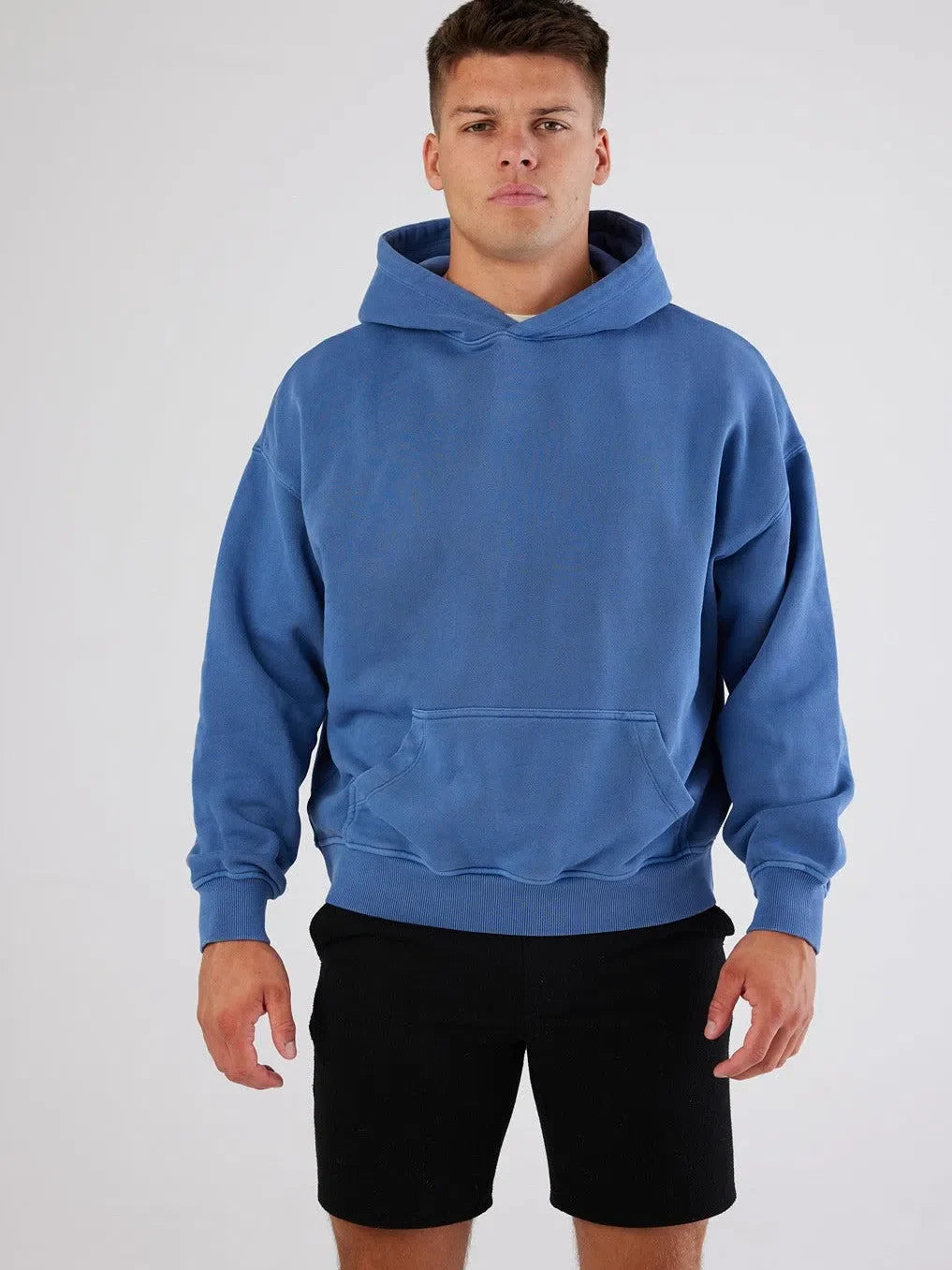 Monaco Heavyweight Hoodie Blue