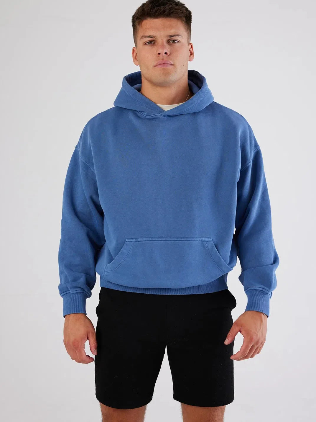 Positano Heavyweight Hoodie Blue