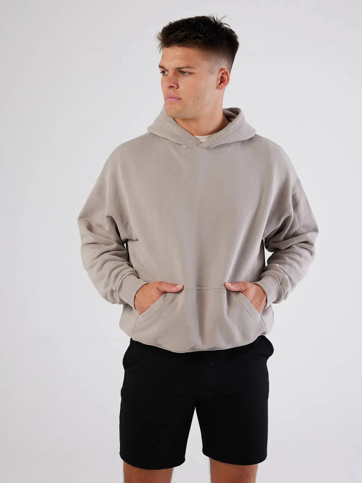 Monaco Heavyweight Hoodie Beige