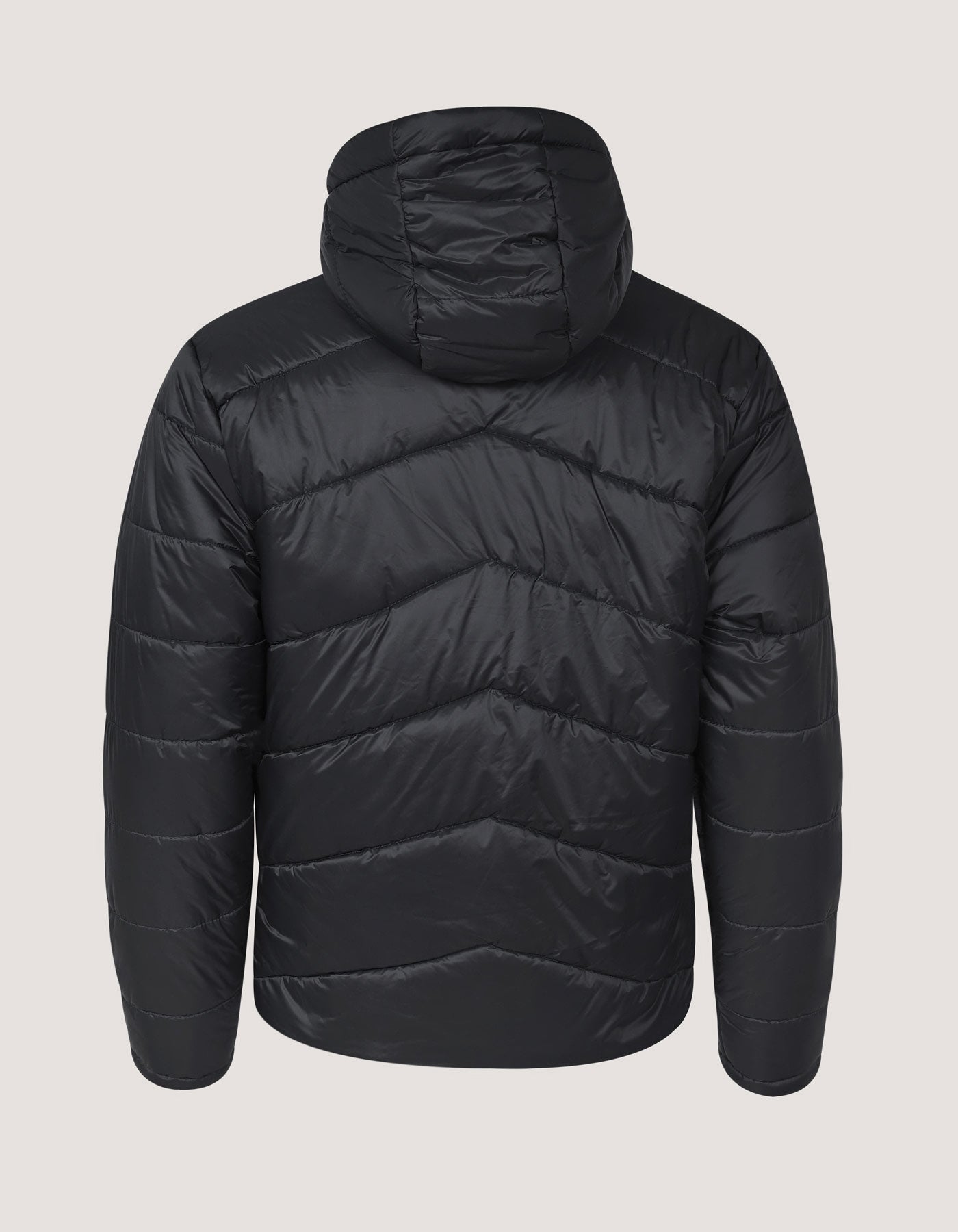 Black Hooded Puffer Jacket