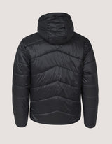 Black Hooded Puffer Jacket