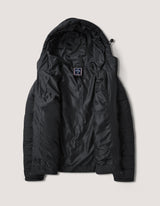 Black Hooded Puffer Jacket