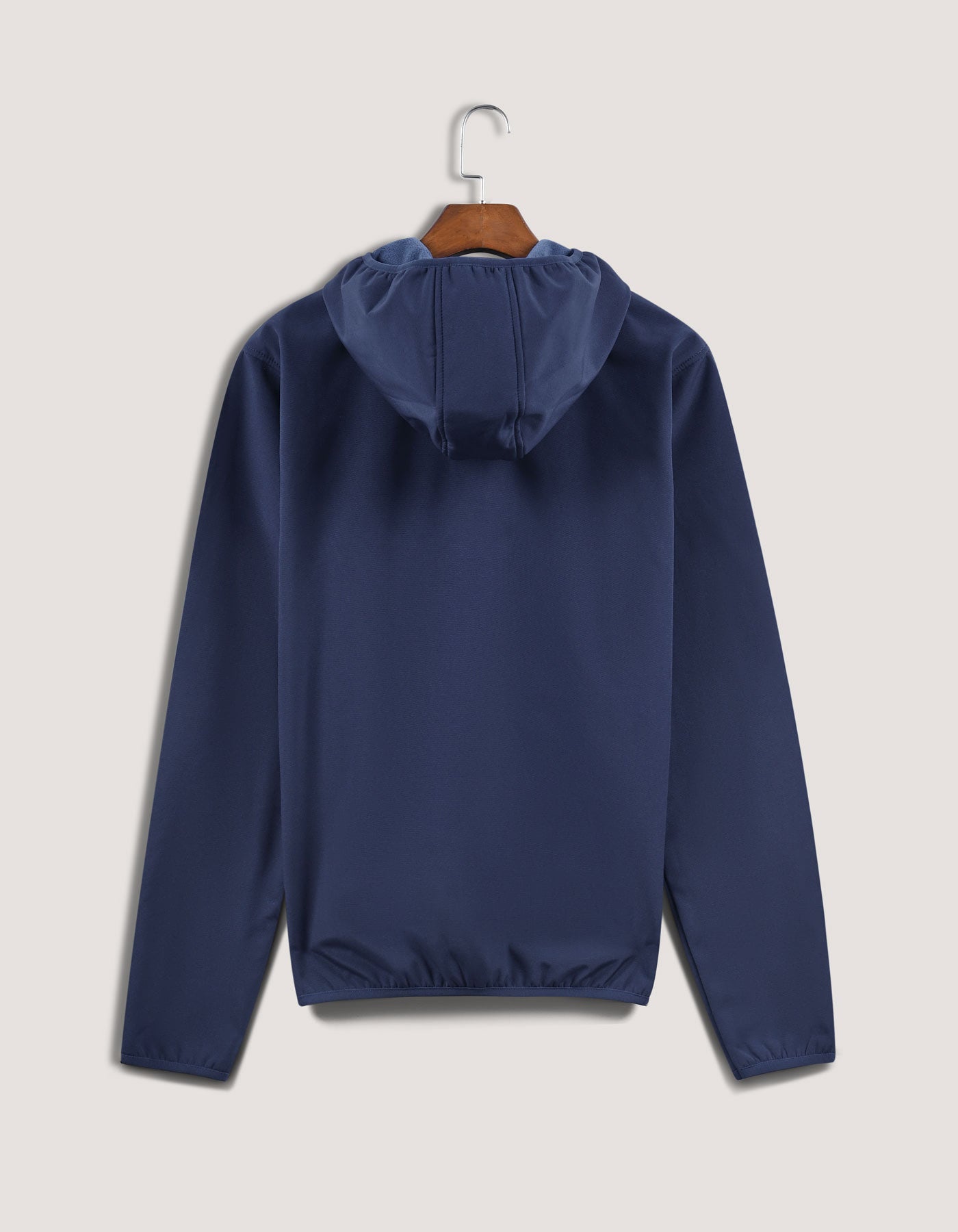 Navy Hooded Windbreaker Jacket