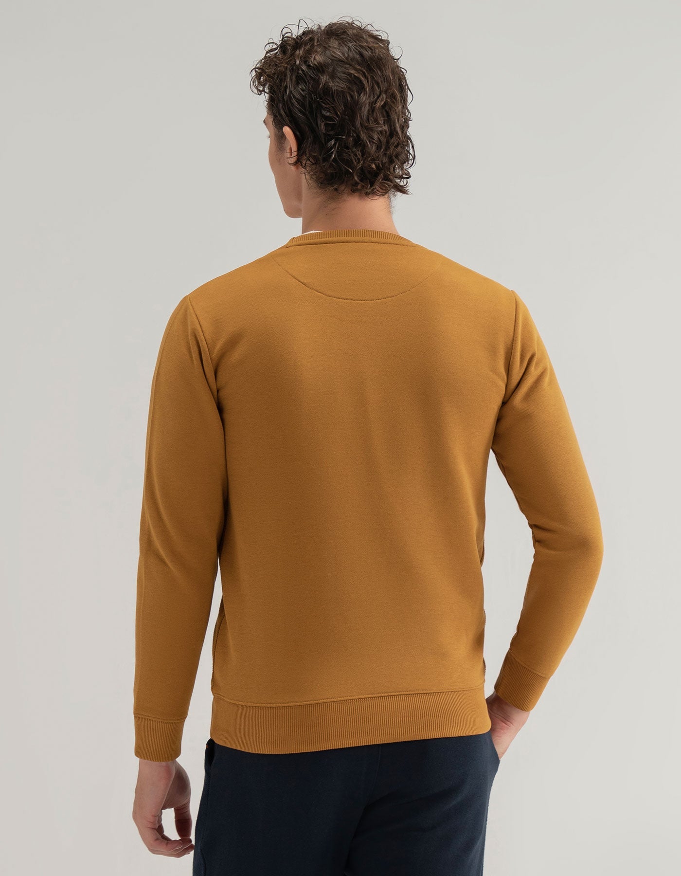 Modern Mustard Crew Neck Sweatshirt