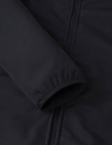 Black Hooded Windbreaker Jacket