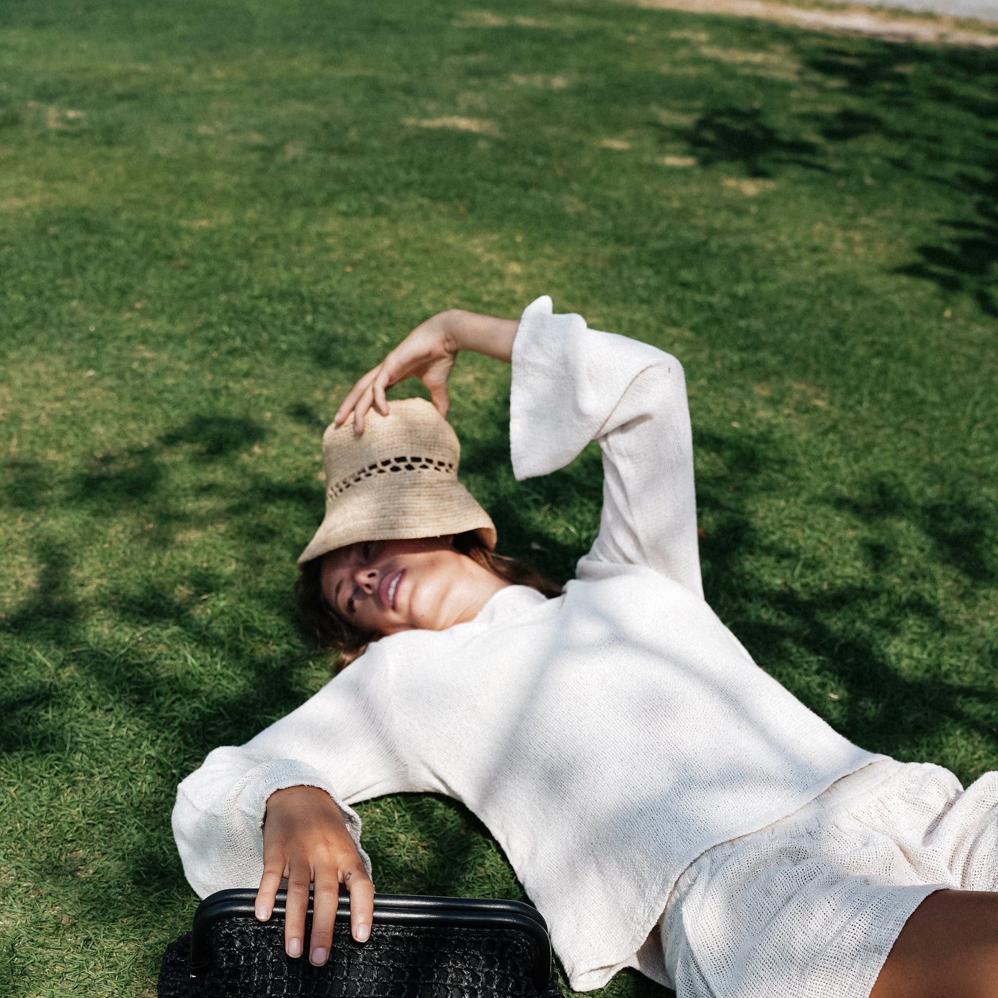 Hole Raffia Hat