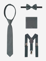 SUITLAB London Boys 7 Piece Suit Set in Grey