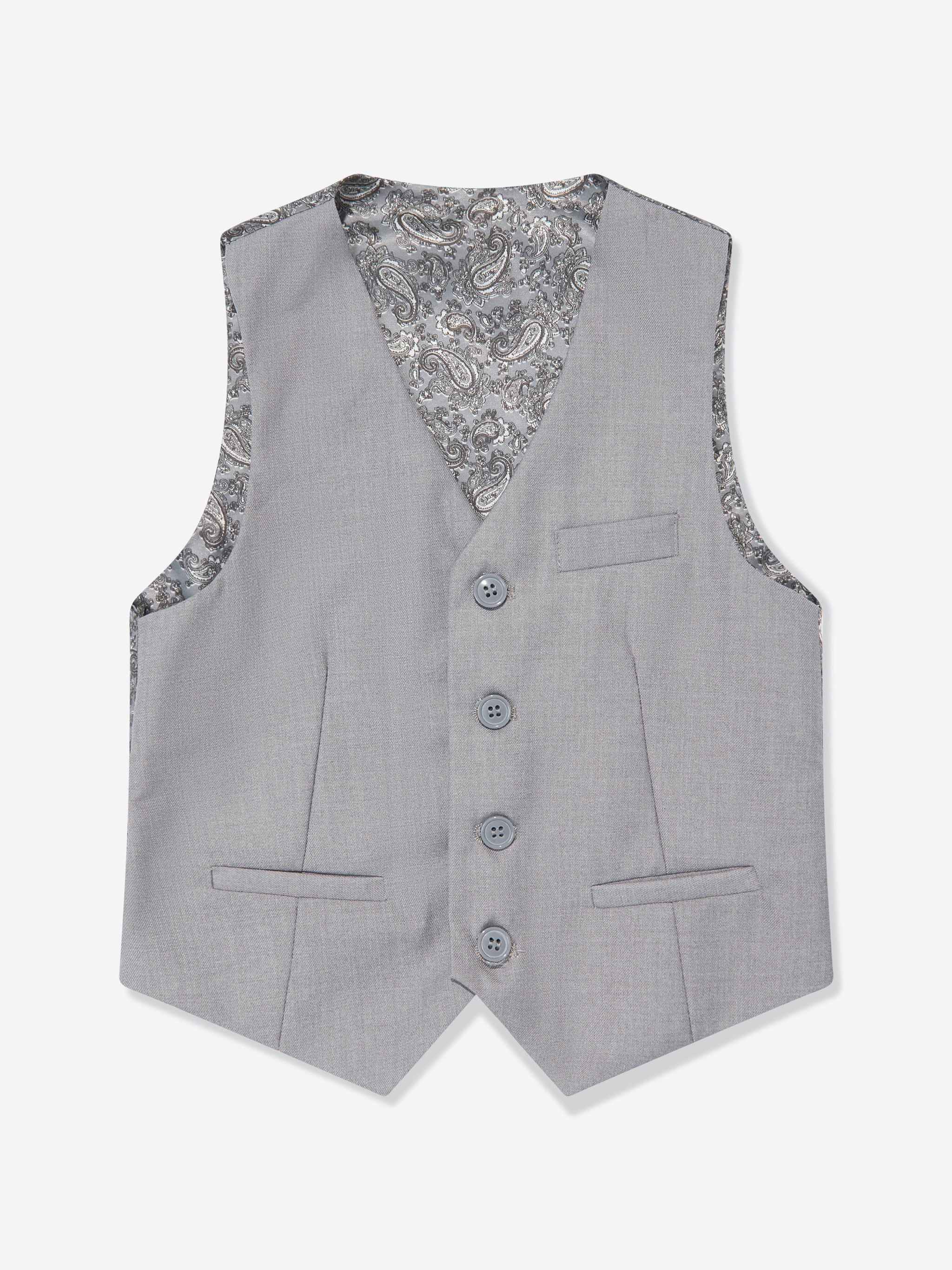 SUITLAB London Boys 7 Piece Suit Set in Grey