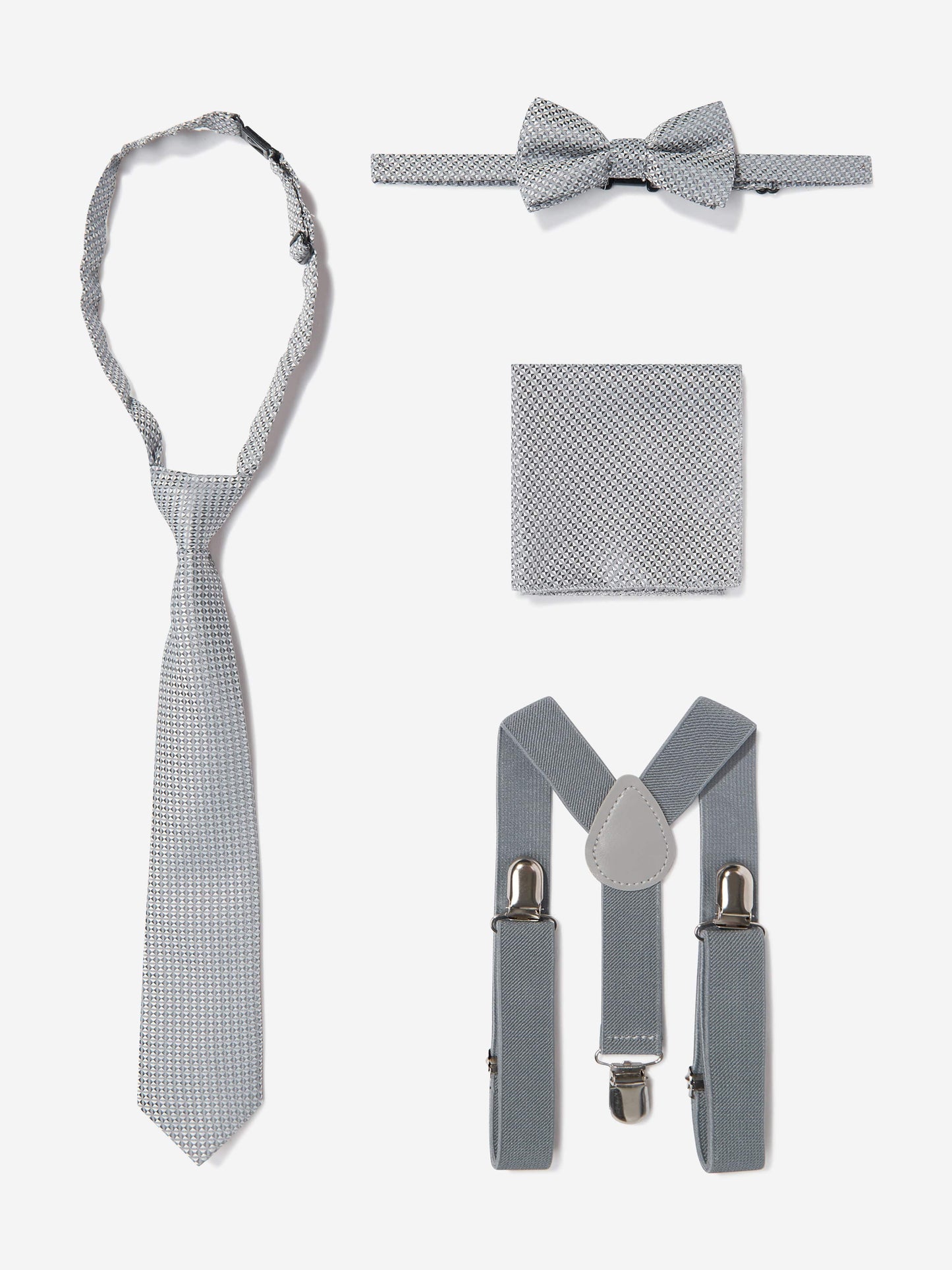 SUITLAB London Boys 7 Piece Suit Set in Grey