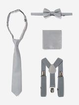 SUITLAB London Boys 7 Piece Suit Set in Grey