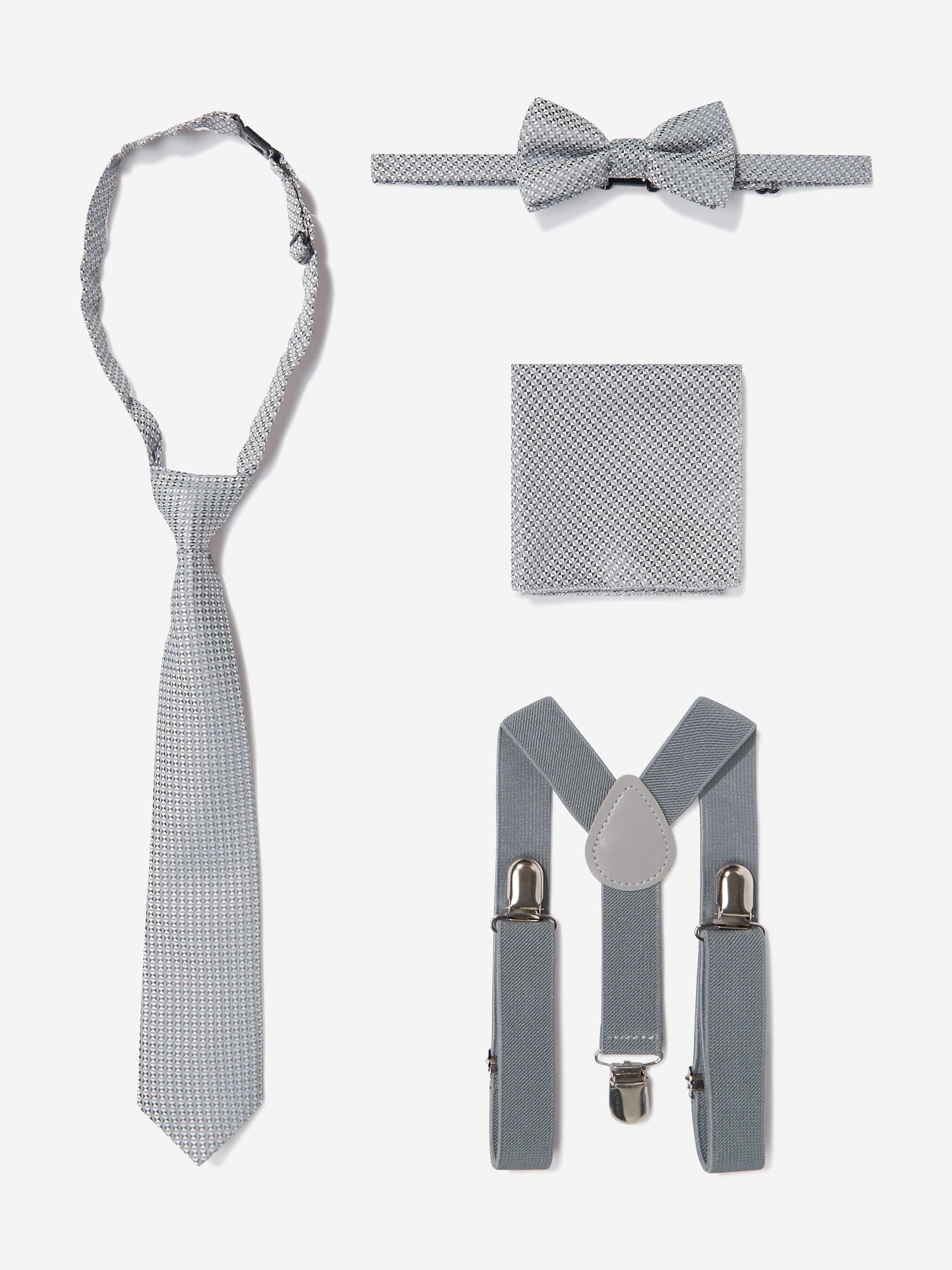 SUITLAB London Boys 7 Piece Suit Set in Grey