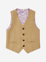 SUITLAB London Boys 7 Piece Suit Set in Beige