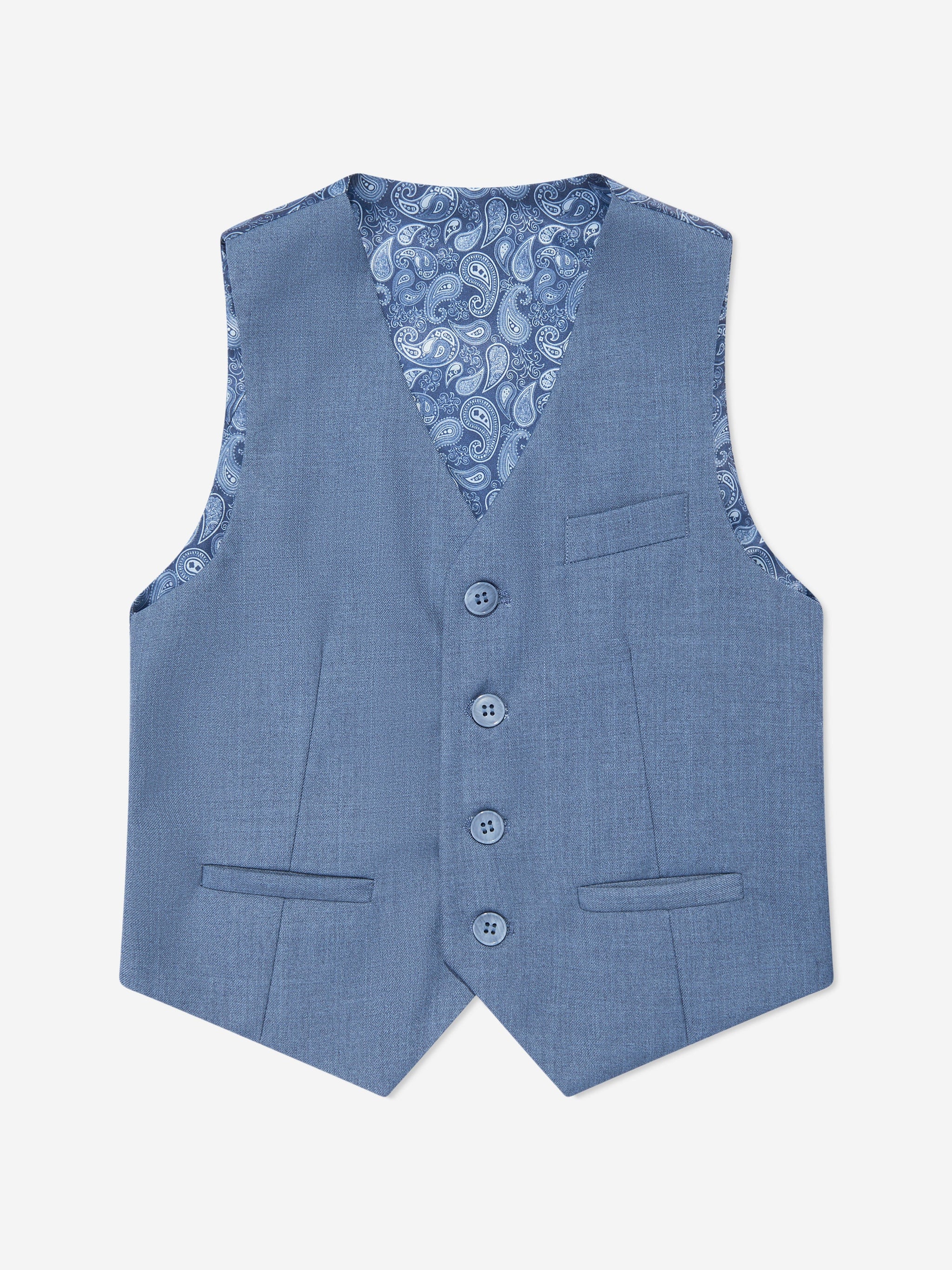 SUITLAB London Boys 7 Piece Suit Set in Blue