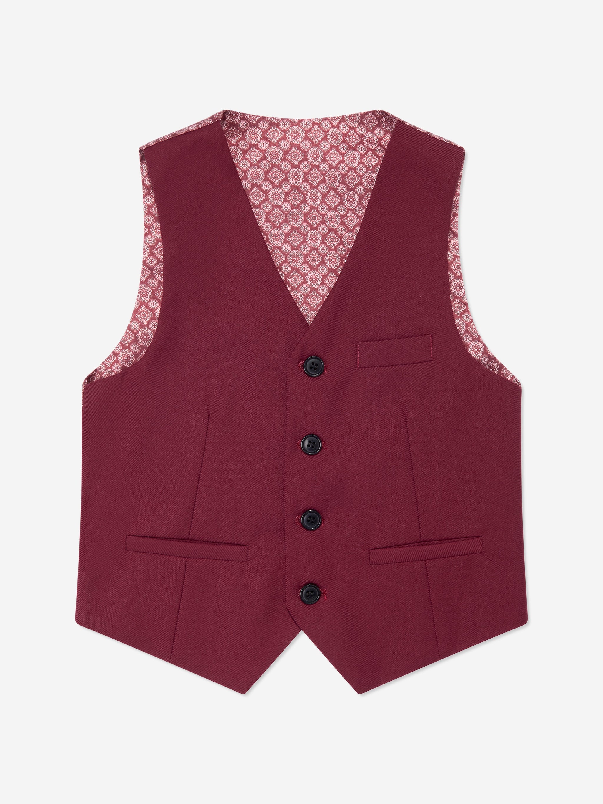 SUITLAB London Boys 7 Piece Suit Set in Red