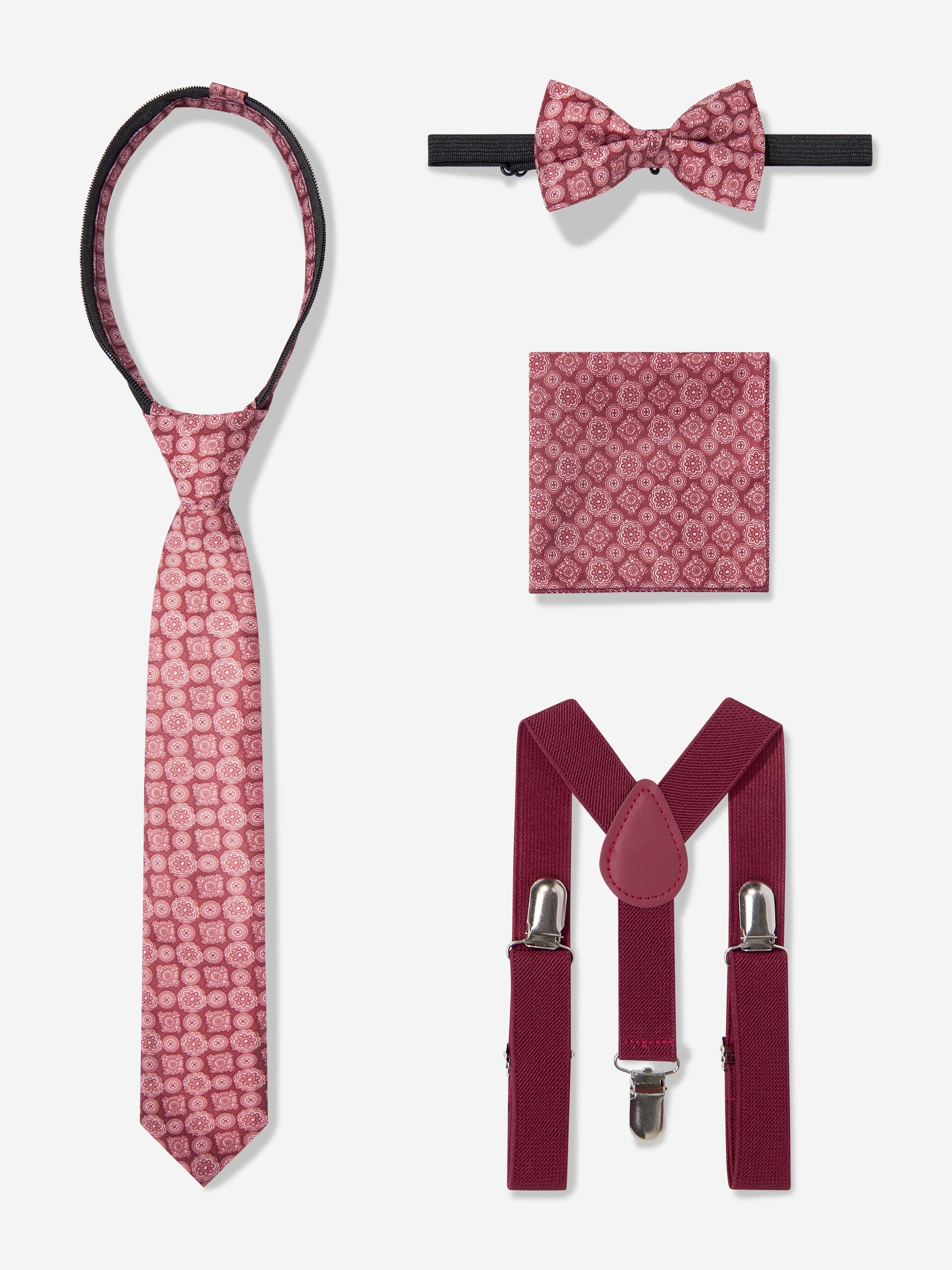 SUITLAB London Boys 7 Piece Suit Set in Red