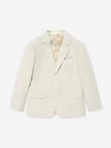 SUITLAB London Boys 7 Piece Suit Set in Beige