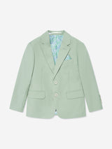SUITLAB London Boys 7 Piece Suit Set in Green