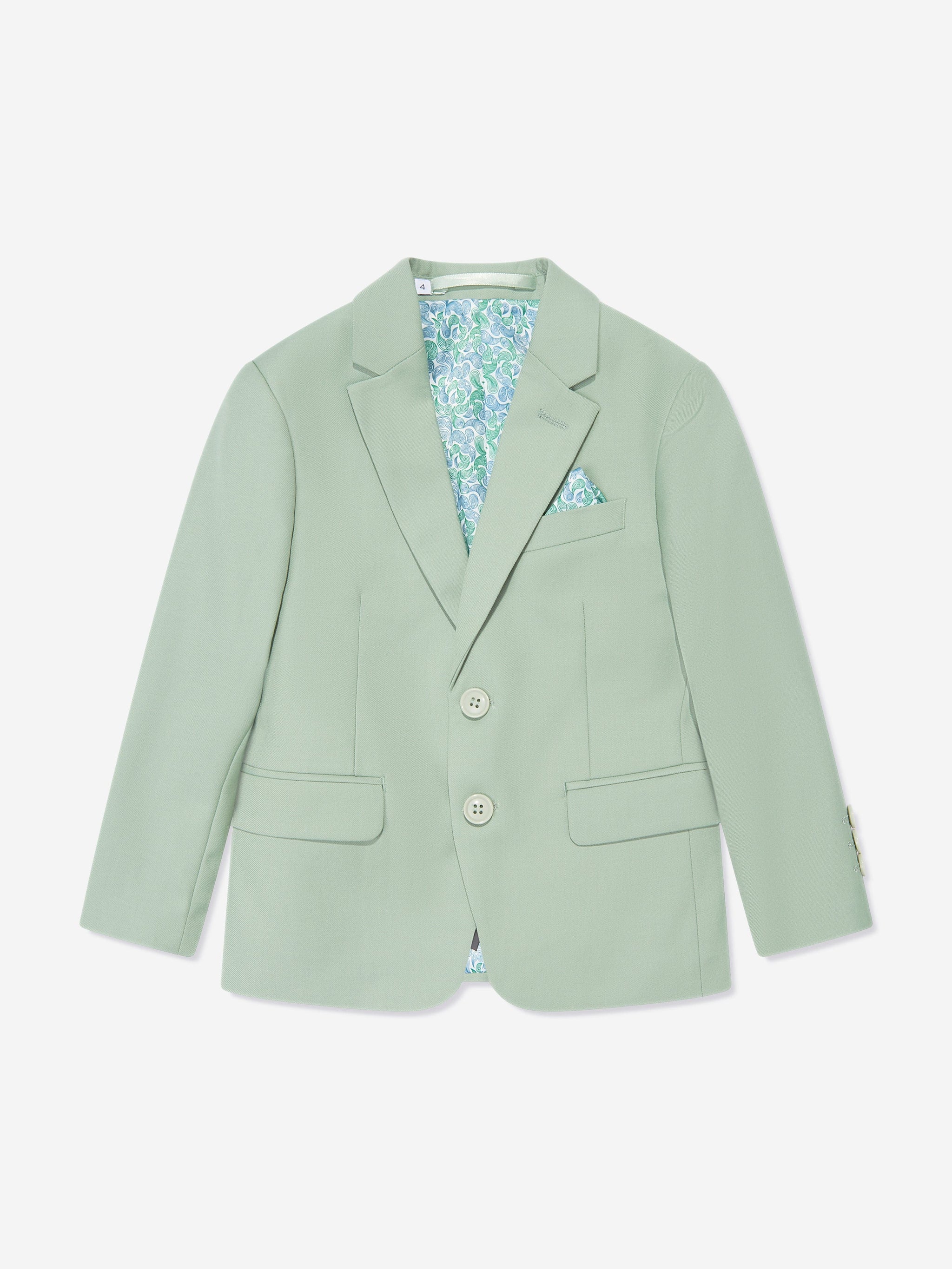SUITLAB London Boys 7 Piece Suit Set in Green