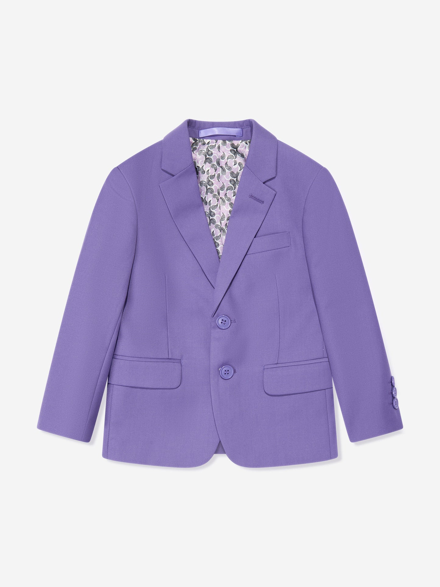 SUITLAB London Boys 7 Piece Suit Set in Purple
