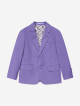SUITLAB London Boys 7 Piece Suit Set in Purple