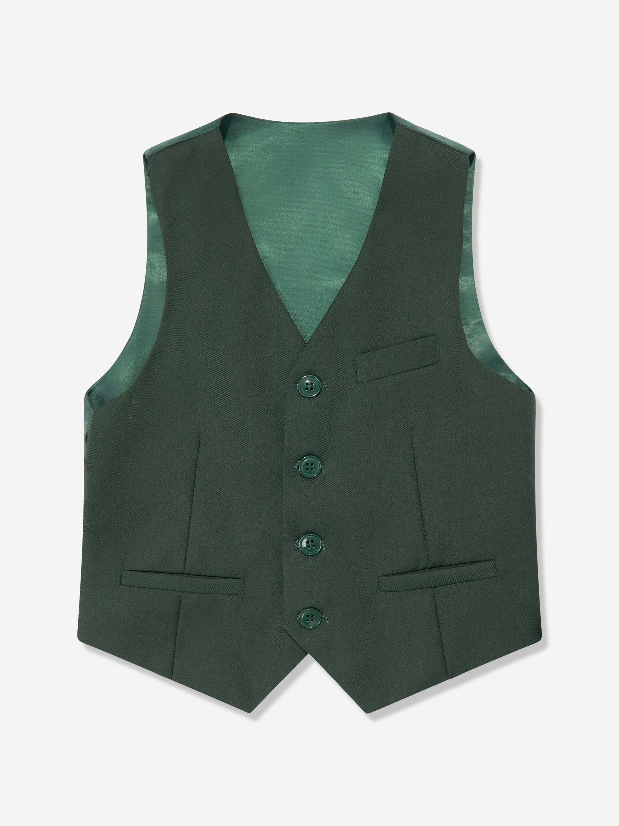 SUITLAB London Boys 7 Piece Suit Set in Green