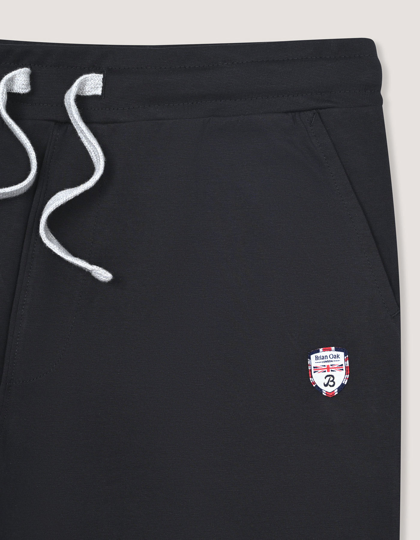 Regular Fit Jersey Trousers – Black