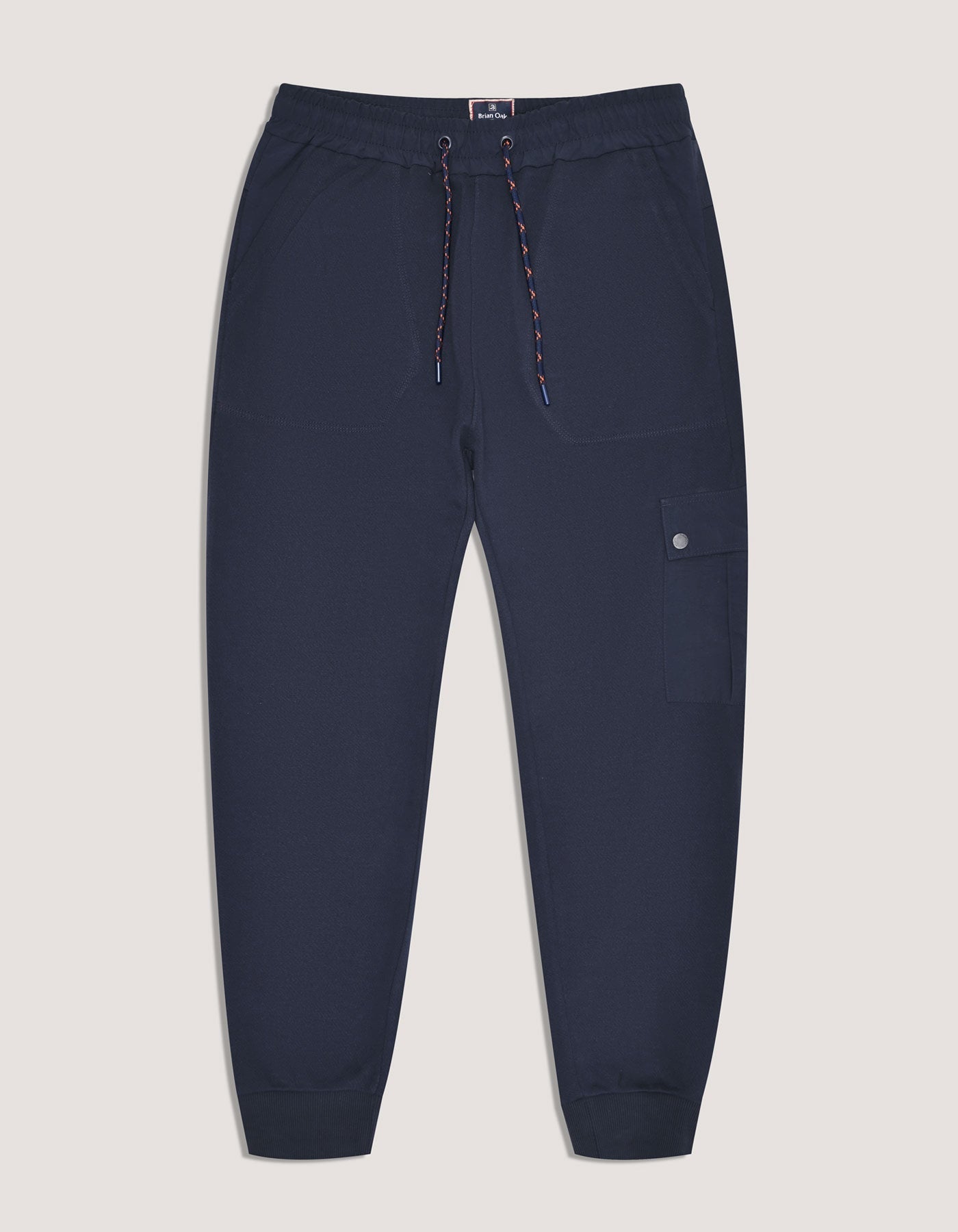 Premium Navy Textured Joggers