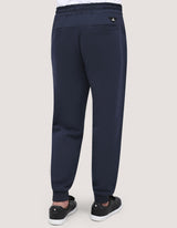 Premium Navy Textured Joggers
