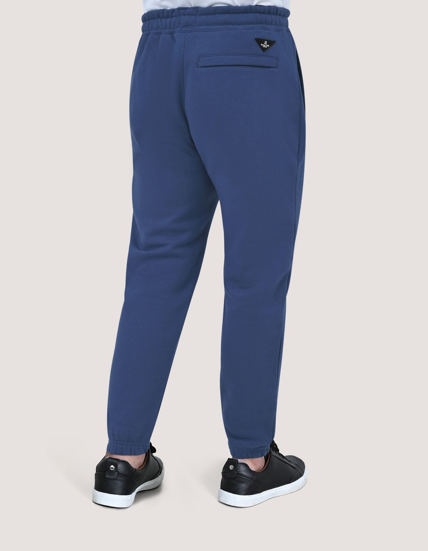 Mid Blue Plain Joggers