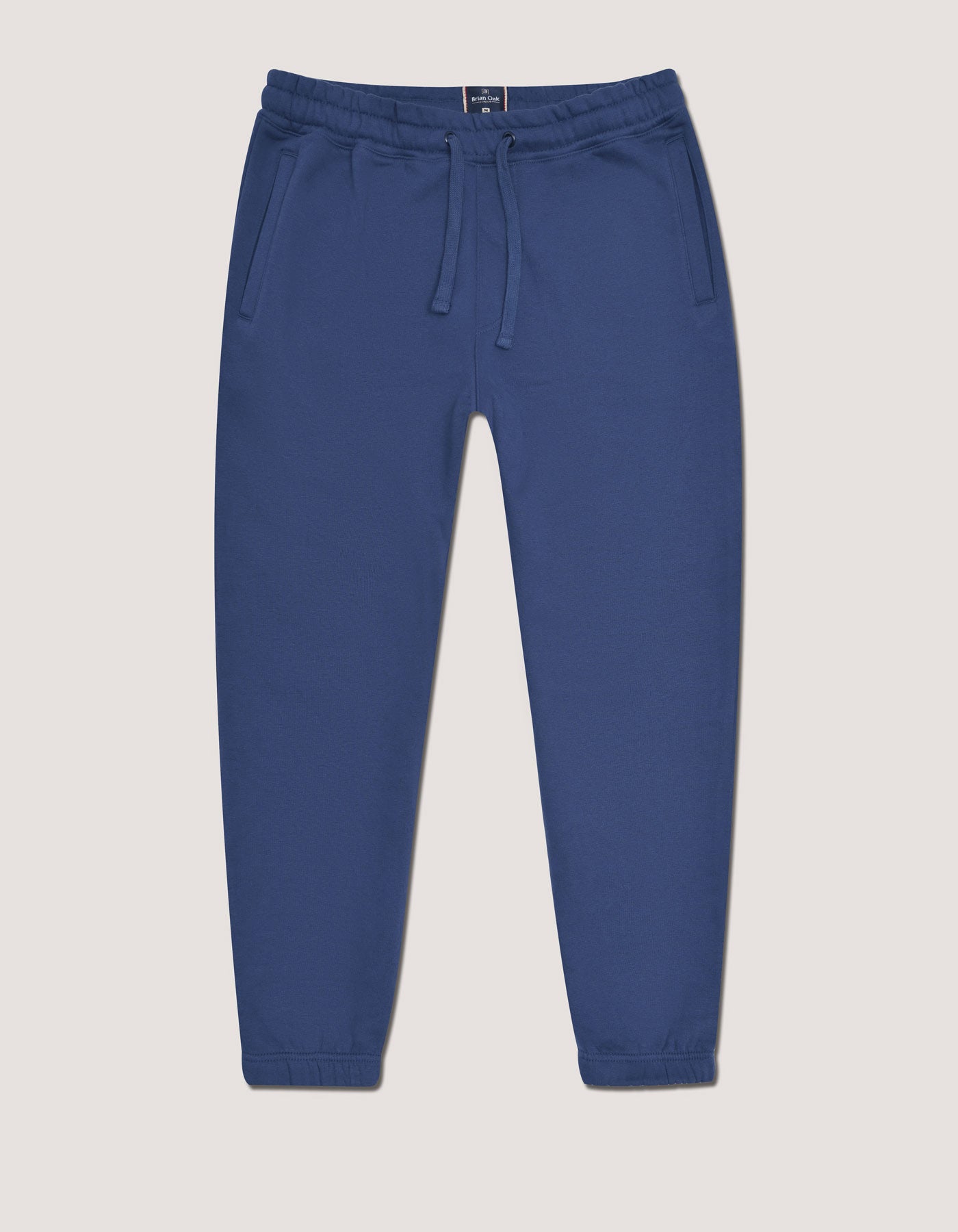 Mid Blue Plain Joggers
