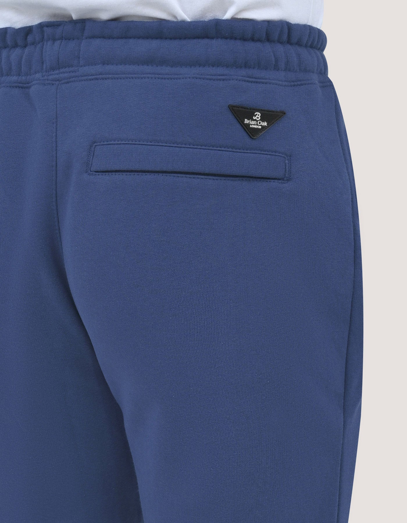 Mid Blue Plain Joggers