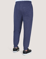 Navy Textured Joggers