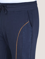 Navy Plain Terry Sweatpants