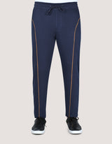Navy Plain Terry Sweatpants