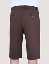 Comfort Fit Chocolate Denim Shorts