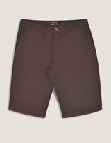 Comfort Fit Chocolate Denim Shorts