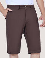 Comfort Fit Chocolate Denim Shorts